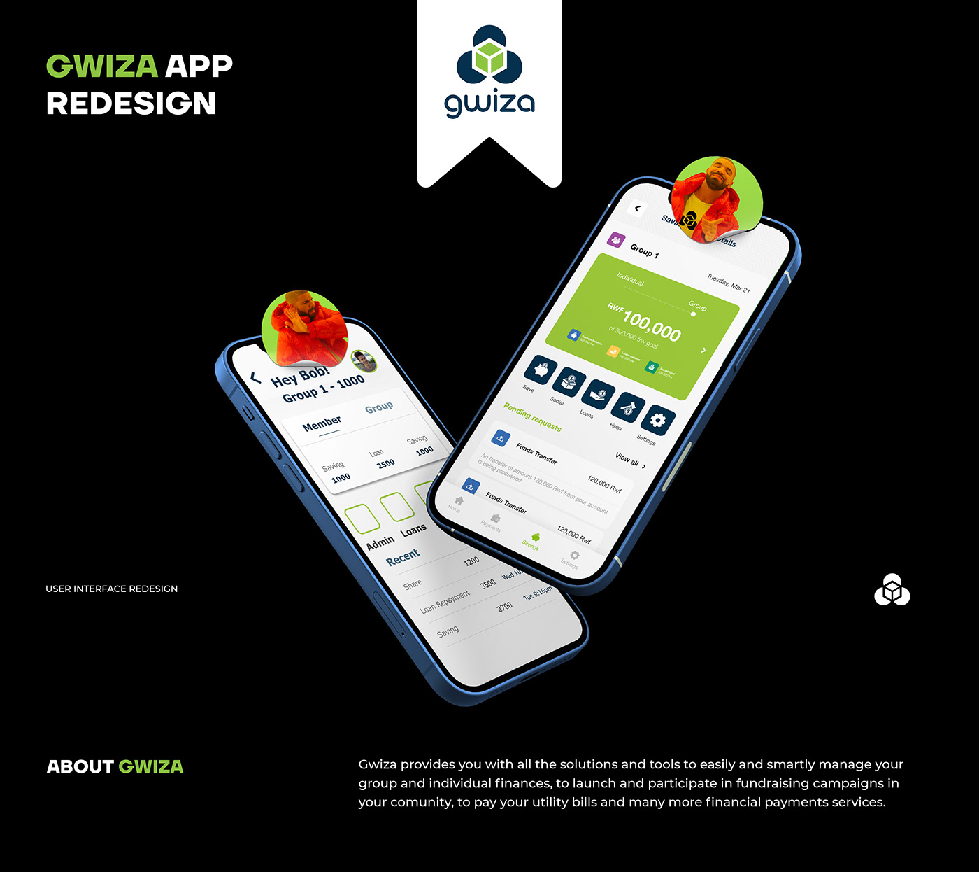 Gwiza App Redesign